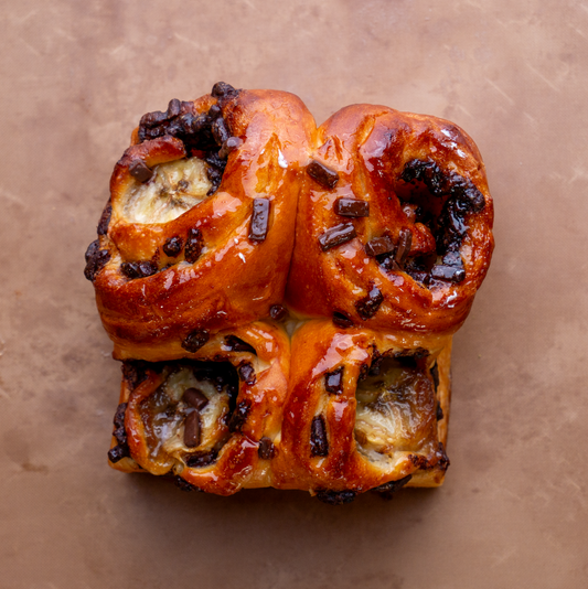 Banana Chocolate Brioche